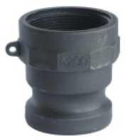 TA100P 100mm Male Adaptor X Female BSP Polyprop Camlock Fitting