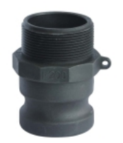 TF050P 50mm  Male Adaptor X Male BSP Polyprop Camlock Fitting