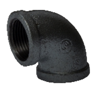 Elbow 90 deg Black Malleable Fitting