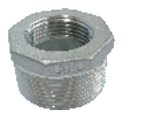 Reducing Bush Stainless Steel Malleable Fittings 316 S/S